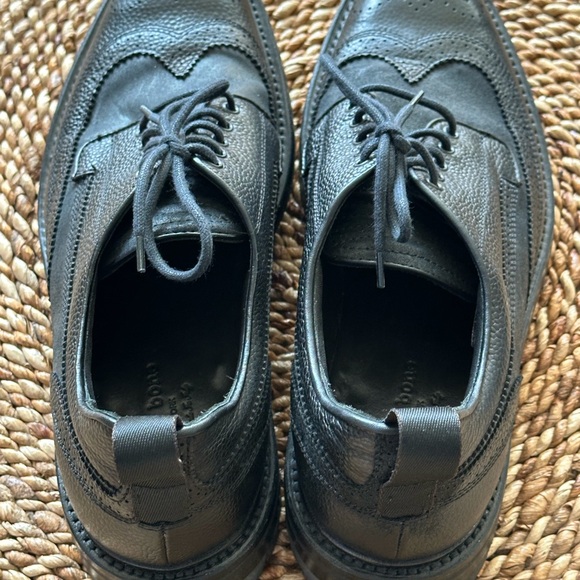Rag & Bone- Classic Black Leather Men\'s Dress Shoes main image 5